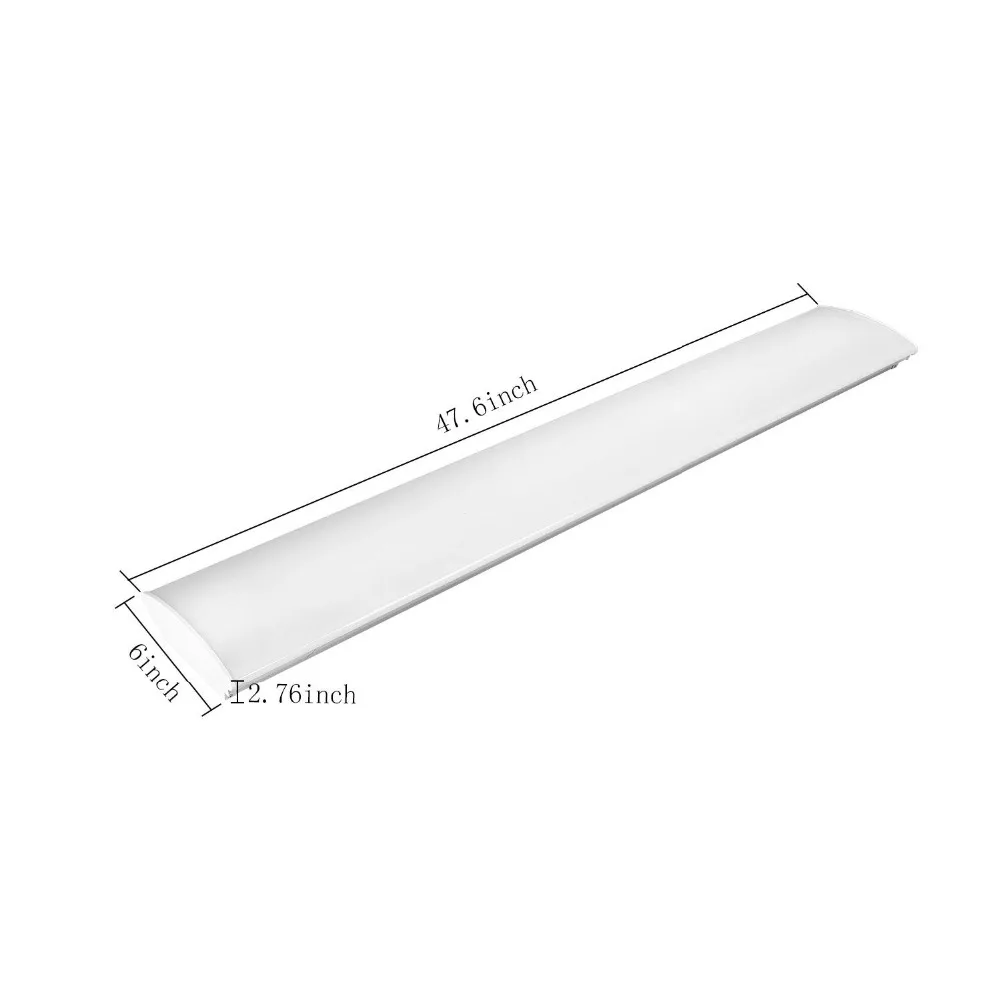 AntLux 4 Ft LED Wraparound Light Flush Mount Garage Lights 40W 4800 Lumens 4000K LED Wrap Around Lighting Tube Strip for office, garages, basements, workshops, workbenches, utility rooms, storage rooms (8)