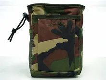 New Small Capacity Waist Molle Military Tactical Airsoft Paintball Hunting Folding Mag Recovery Dump Pouch