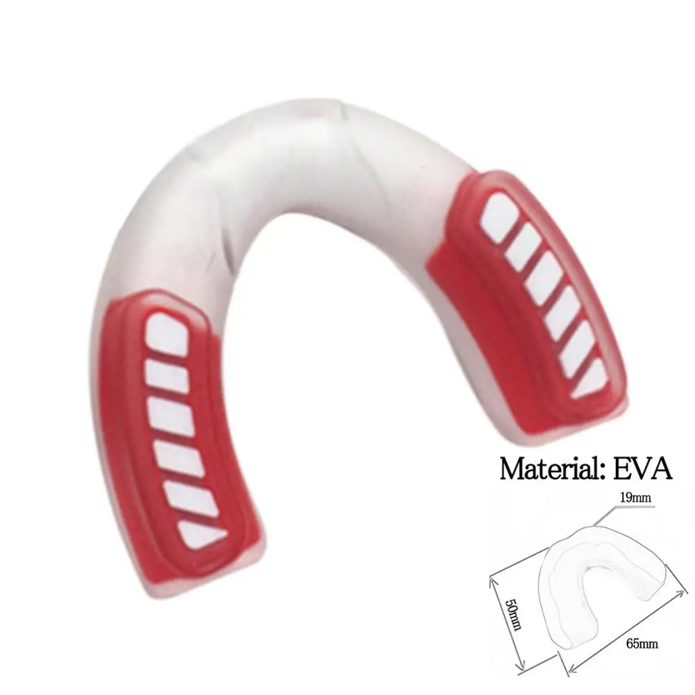 Professional Soft EVA Mouth Guard Adult Karate Muay Safety Mouth Protective Teeth Guard Sport Football Basketball Thai Boxing - Цвет: EVA Type E