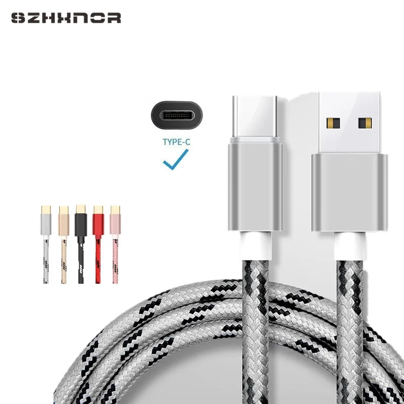 

USB Type C Fast Charging Cable Type-C Data Cord USB Phone Charger Cables For Samsung S10 A50 Note 9 8 pocophone F1 yotaphone 3 2