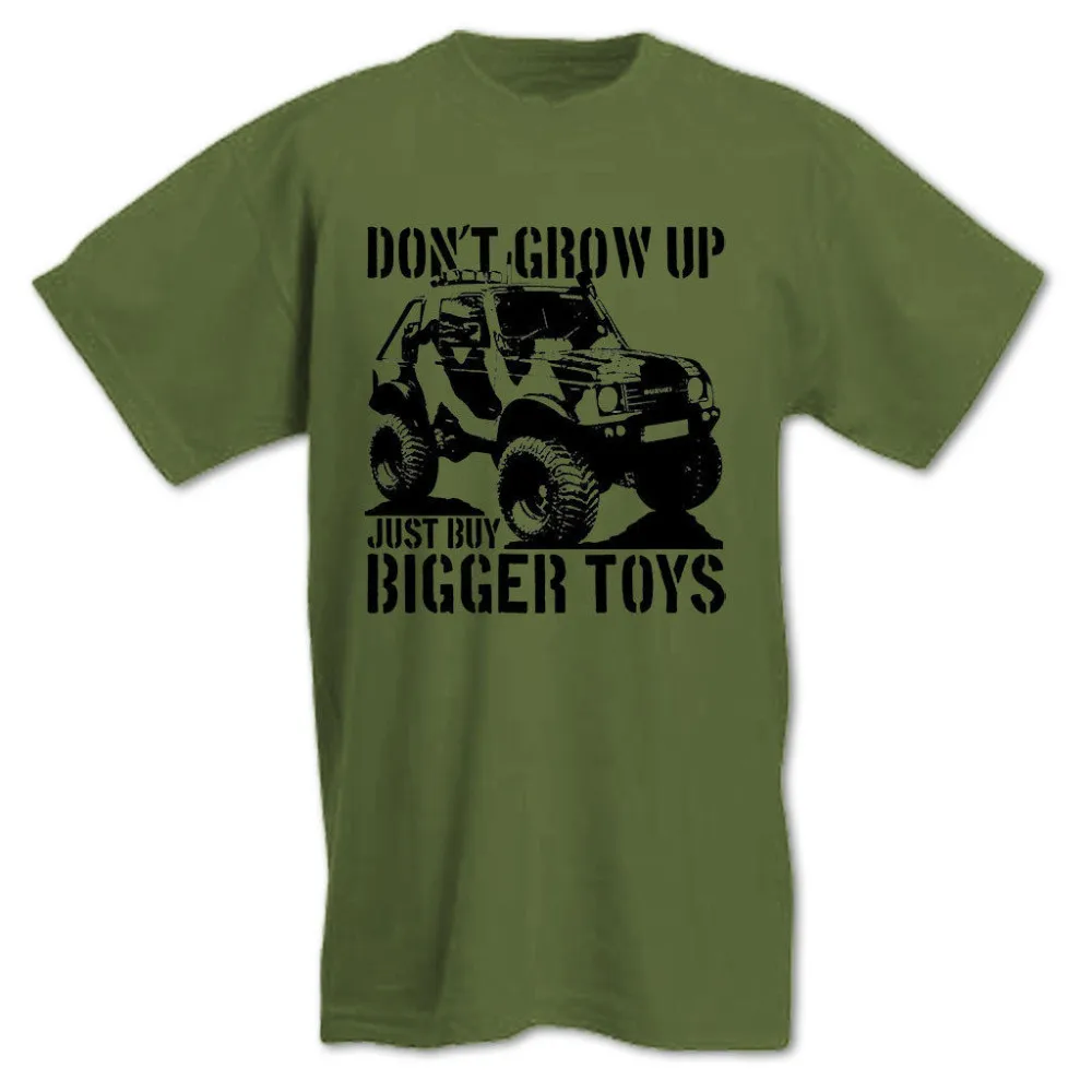 Не растут купить игрушки don't Grow Up Just Get Bigger t-shirt Rover Parody men Off Road Got Mud 4x4
