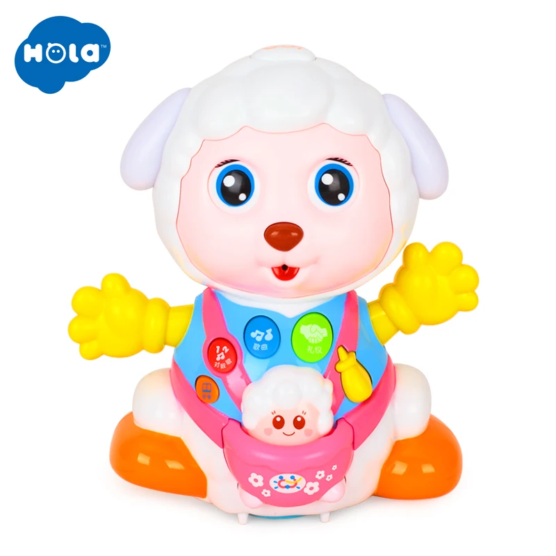 Baby Toy Kids Learning & Talking Sheep with Playback Recording / Musics / Lights, Bump and Go Action , Musical Toy For Children