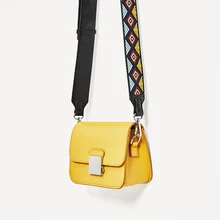 Женские сумки-мессенджеры с клапаном из искусственной кожи на плечо с двумя широкими лямками через плечо FA$1