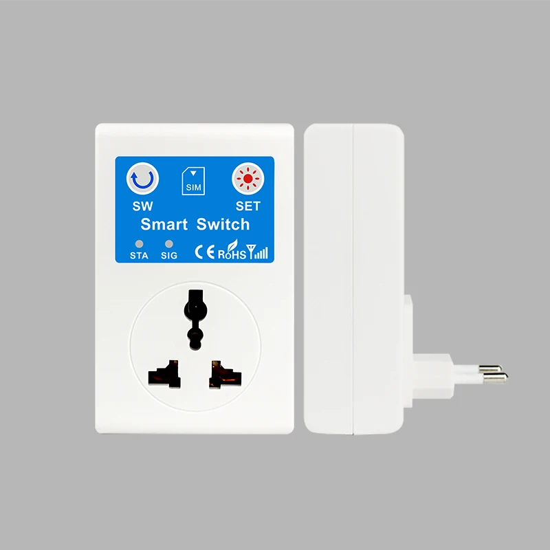 2018 Newest GSM Power Socket SC1-GSMVC EU/UK/AU Plug GSM SMS Mobile Phone Remote Control Wireless Smart Socket Switch