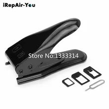 IRepair-вы 2 в 1 микро и Нано Sim карты металлический резак для iPhone SIM адаптер извлечения Pin