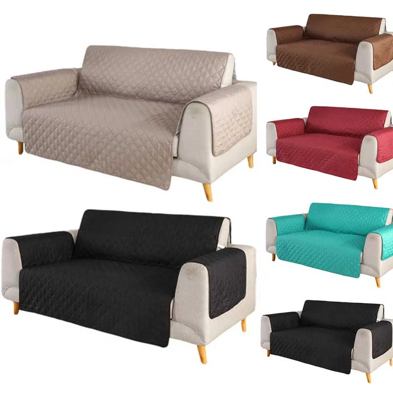 

Sofa Couch Cover Chair Throw Pet Dog Kids Mat Furniture Protector Reversible Washable Removable Armrest Slipcovers 1/2/3 Seat