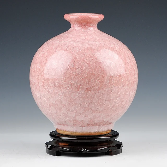 Vintage Chinese Style Home Decoration Ceramic Vase Jingdezhen Porcelain Flower Receptacle Gift 1