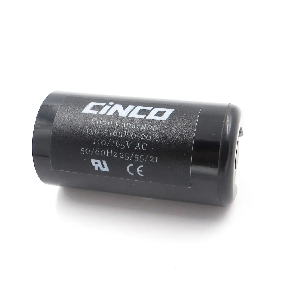430 516 мкФ 110V 125V 165V CD60 мотор пусковые конденсаторы запуск двигателя ing mfd uf mf