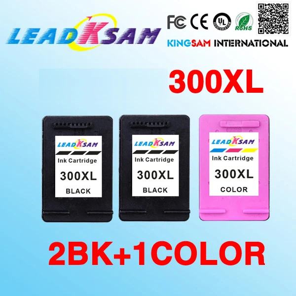 Картриджи для принтера 2BK + совместимые с hp300 300XL 300 Deskjet D1660 D2560 D2660 D5560 F2420 F2480 F2492