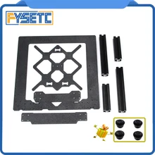 С настраиваемым потоком воздуха, клон kayfun оригинальный Prusa i3 MK3 3D-принтеры Запчасти Алюминий сплав Frame Y каретки спереди с задняя панель + Алюминий черный профиль комплект