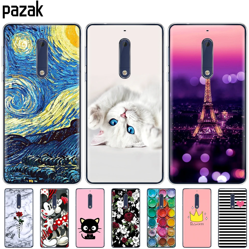 

Silicone case for Nokia 1 2 2.1 3 3.1 5 5.1 plus 2018 soft tpu back cover shockproof Coque bumper housing phone shell