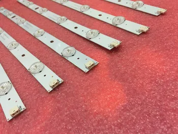 

6set 40'' 775mm*17mm 10leds LED Backlight Lamps LED Strips w/ Optical Lens Fliter for TV Monitor Panel New