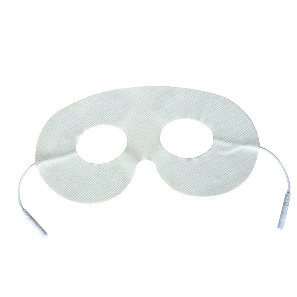40Pc Eye Massage Tens Electrode Gel Pads Adhesive Eye Mask For Beauty Device With 2.00 Pin Connector Cable For Tens Unit