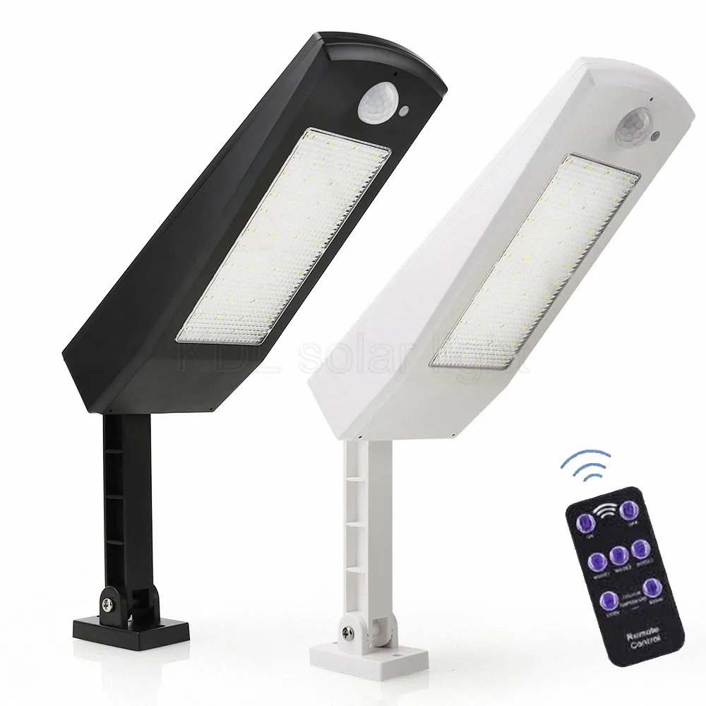 

48 LED Waterproof PIR Motion Sensor Wall Lamp 3 Mode Solar Light For Outdoor Rotable Pole Garden Wall Waterproof Lighting remote