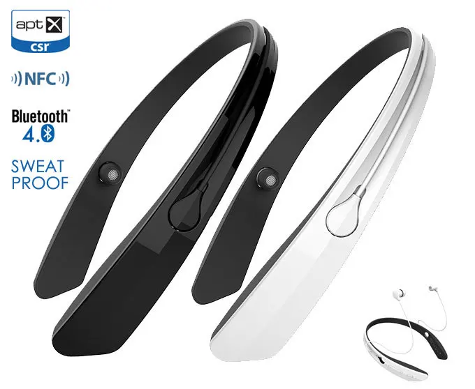 

new Cannice Y2 In Ear wireless Bluetooth sport earhud Neckband with NFC AptX Sweat Proof Noise Cancelling earphone Free Shipping