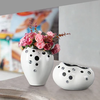 

Creative Water stone ceramic vase Decorative crafts flower vases hydroponic dried flowers flowerpot for home wedding decoration