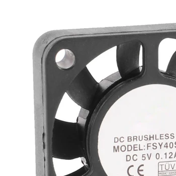 

5* 40mm x 10mm 0.12A 2Pin 5V DC Brushless Sleeve Bearing Cooling Fan