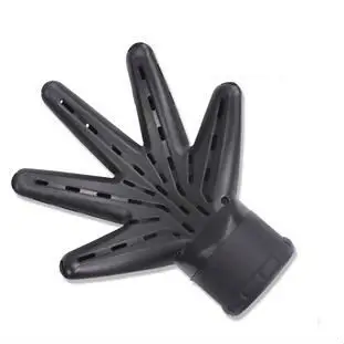 

free shipping black hand shape plastic hair dryer diffuser 21*6cm styling accessory