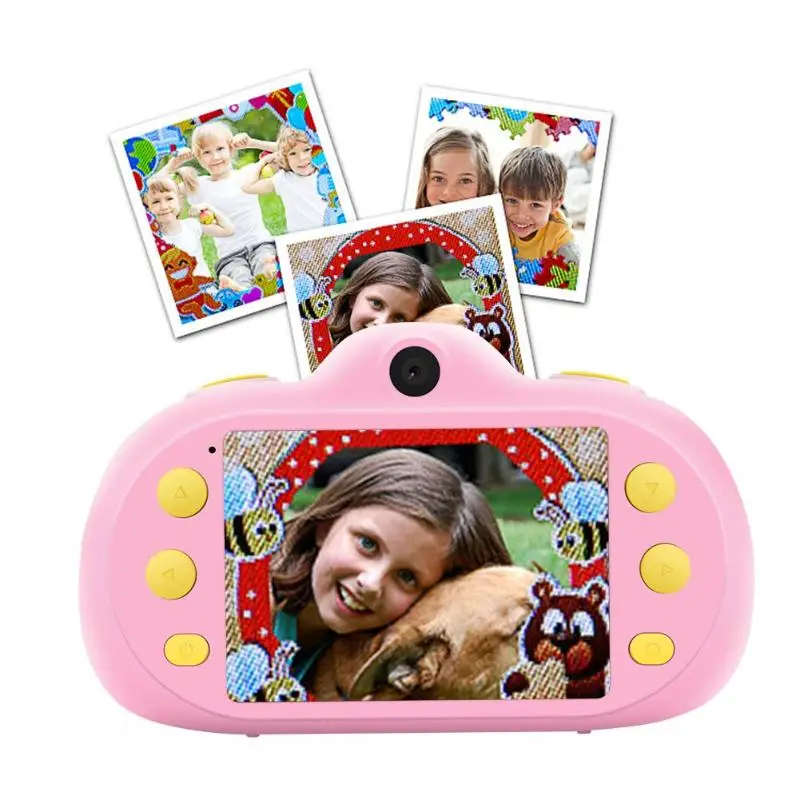 

ALLOYSEED Kids Digital Cameras GM10 2.4 inch Dual Lens HD 1080P 4X Zoom Camcorder Point Shoot Camera Toys for Children Xmas Gift