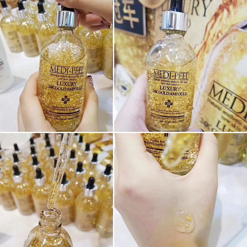 MEDI PEEL] Luxury 24k Gold Ampoule 100 ml เครื่องสำอางเกาหลี|ซีรั่ ...