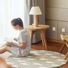 Круглый ковер спальня скандинавские милые прикроватные гостиная ShouldBe дома простой современный кофейный стол одеяло коврик