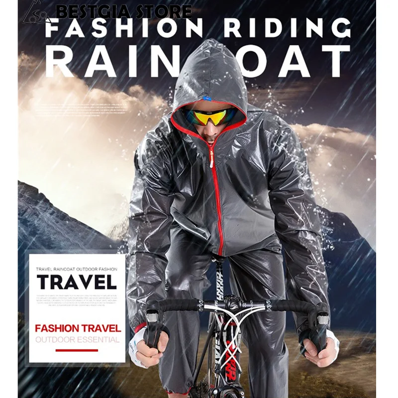 Горячая Велоспорт Водонепроницаемый Быстросохнущий плащ куртка велосипедный для мужчин и женщин для спорта на открытом воздухе дорога MTB Горный ТПУ велосипед плащ Одежда