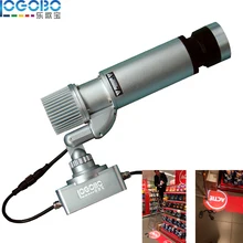 Дешевый DJ пользовательский стеклянный логотип изображение узор Gobo проектор Освещение 20 Вт светодиодный для свадьбы или рекламы яркий светодиодный ночник