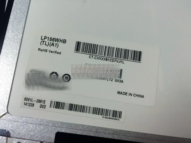 Tela do Portátil da Matriz do Lcd 40pin Lp156wh3-tl Lp156whb tl a1 B156xw04 V.5 Ltn156at20 N156bge-l41 B156xtn03.2 - Imagem 2
