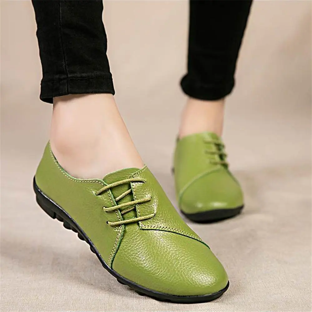 2018 New Women Flats Soft Comfortable Flat Leather Shoes Woman Lace Up ...
