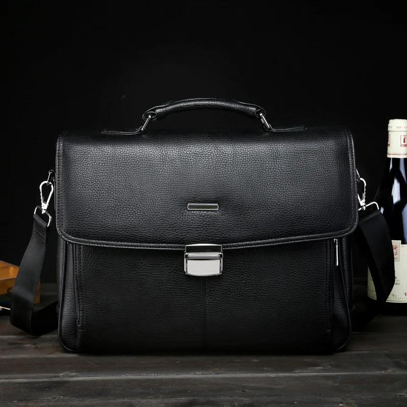 

Men's Business Computer Bag Briefcase Men's Messenger Bag Foreign Trade OEM Lock