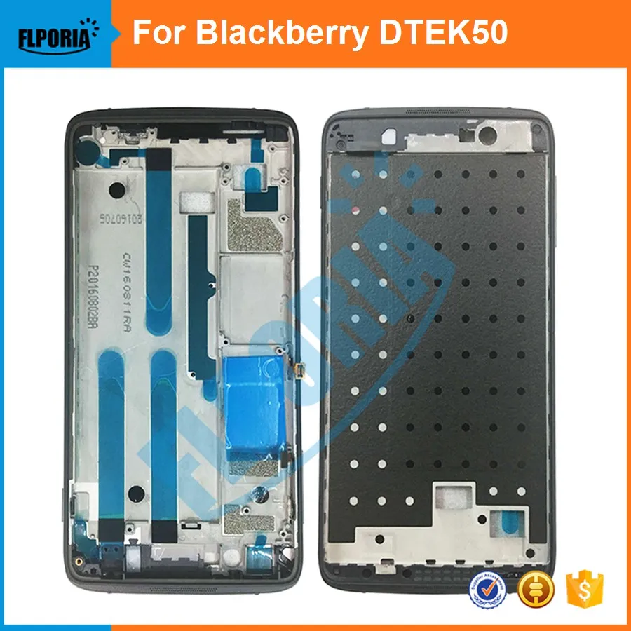 

FLPORIA For BlackBerry DTEK50 DTEK 50 Front LCD Frame Supporting Bezel Chassis Housing Replacement Parts