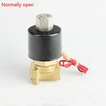 1/" Электрический электромагнитный клапан сплав Вода Воздух Газ Вода Воздух 12 В 24 В 220 В нормально открытый