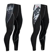 Новые компрессионные брюки спортивные колготки мужские беговые леггинсы одежда для спортзала фитнеса спортивные Леггинсы мужские брюки