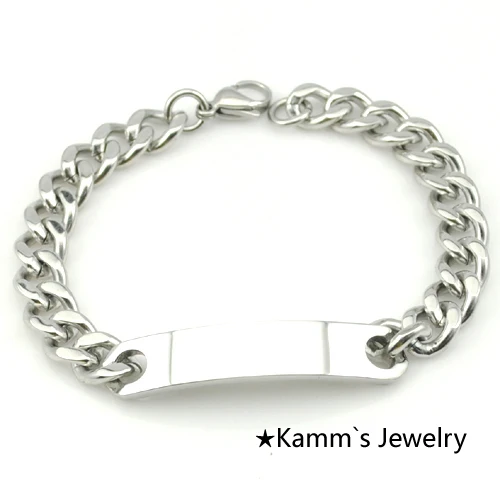 Cuff Bracelets Mens Silver Stainless Steel Id Hot Cuff Bracelets Mens Silver Stainless