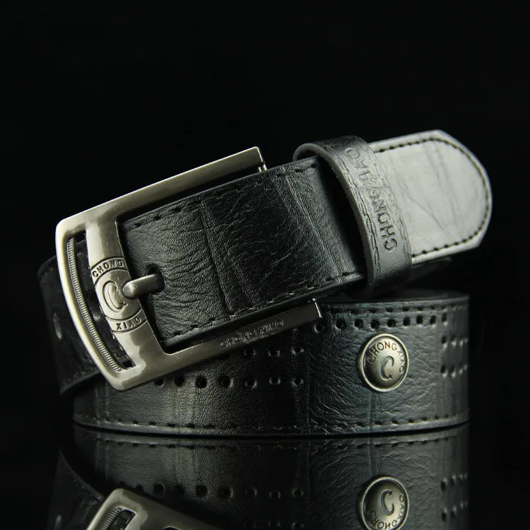VOHIO дизайнерский мужской ремень с заклепками ceinture homme панк Ковбой Повседневный ремень han высокое качество мужской ремень s для джинсов