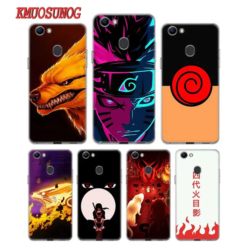 

Transparent Soft Silicone Phone Case Anime Naruto Style for OPPO F5 F5Plus OPPO F7 Cover