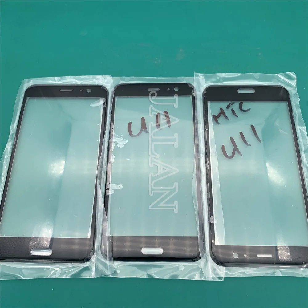 Переднее внешнее стекло для HTC U11 треснувшая изогнутая стеклянная панель ЖК
