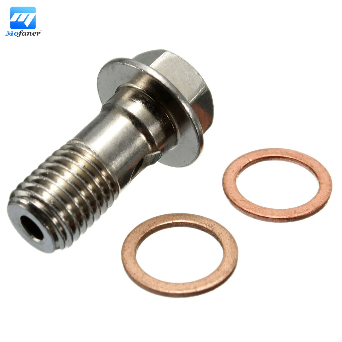 Stainless Steel M10 x 1.25mm Banjo Bolt Motorcycle Braking For Honda