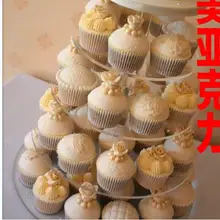 5 ярусов акриловый двойной сахарный торт носить три яруса высококлассные отель стекло самолета искусство десерт акриловый кекс стенд украшения