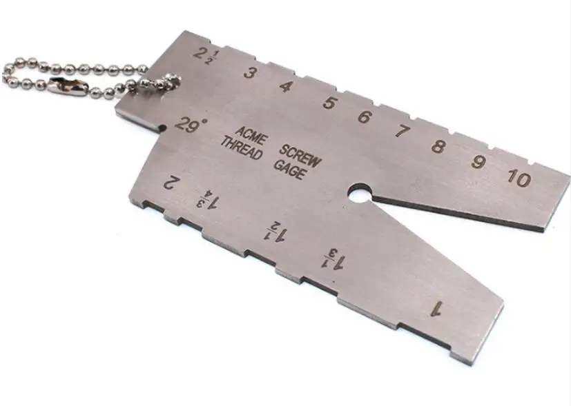 

Trapezoidal Thread Tool Template T-shaped angle pattern 29degree 30degree T-type thread gauge hardware tool