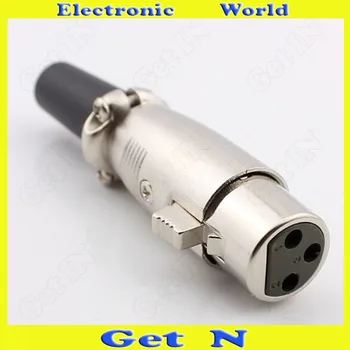 

10pcs-100pcs Japanese Style 3-Pole Cannon XLR Connector for Microphone 3-pole Female Cannon Plug
