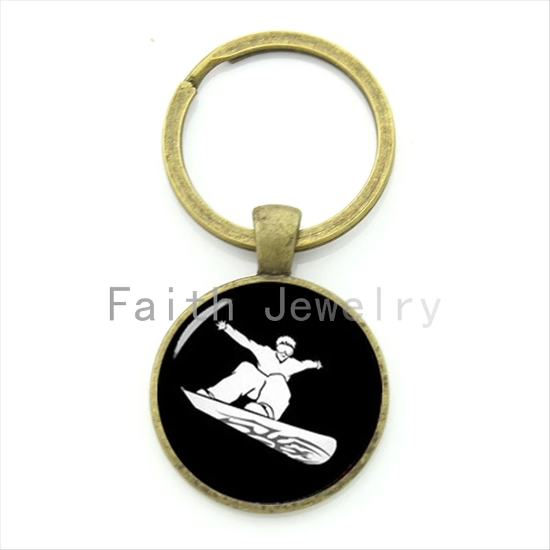 Брелок для катания на сноуборде KC603|keychain charms|keychain jewelrycharm keychain |
