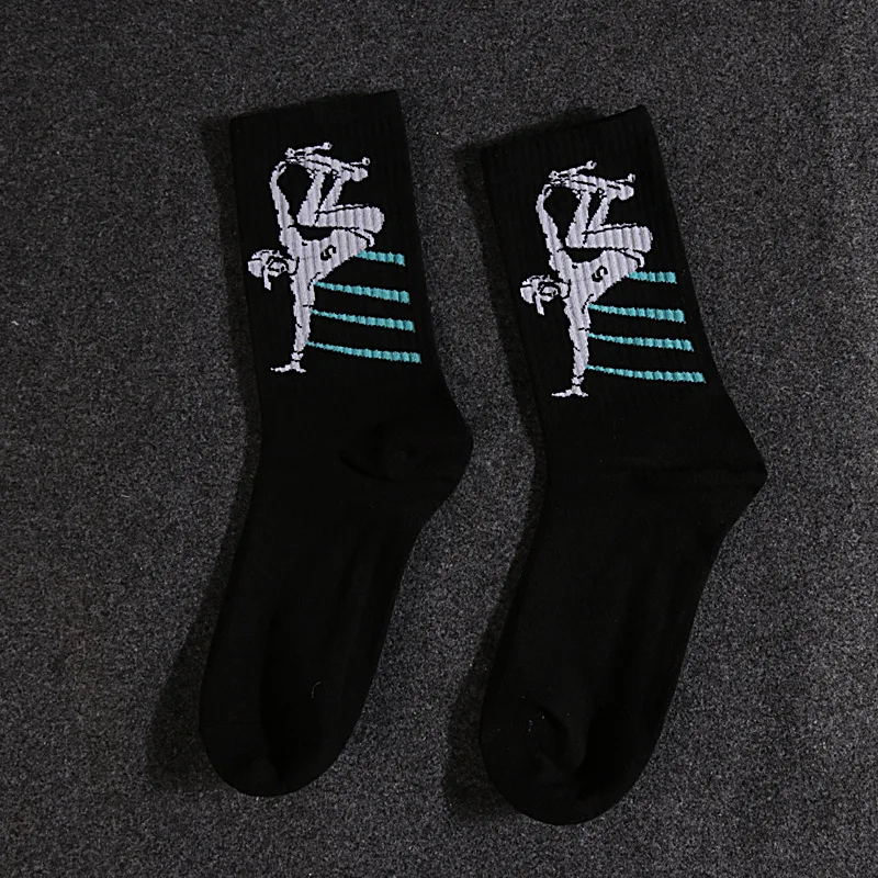 1 пара высококачественных модных носков в стиле Харадзюку для женщин и мужчин, хлопковые носки в стиле хип-хоп, мужские носки