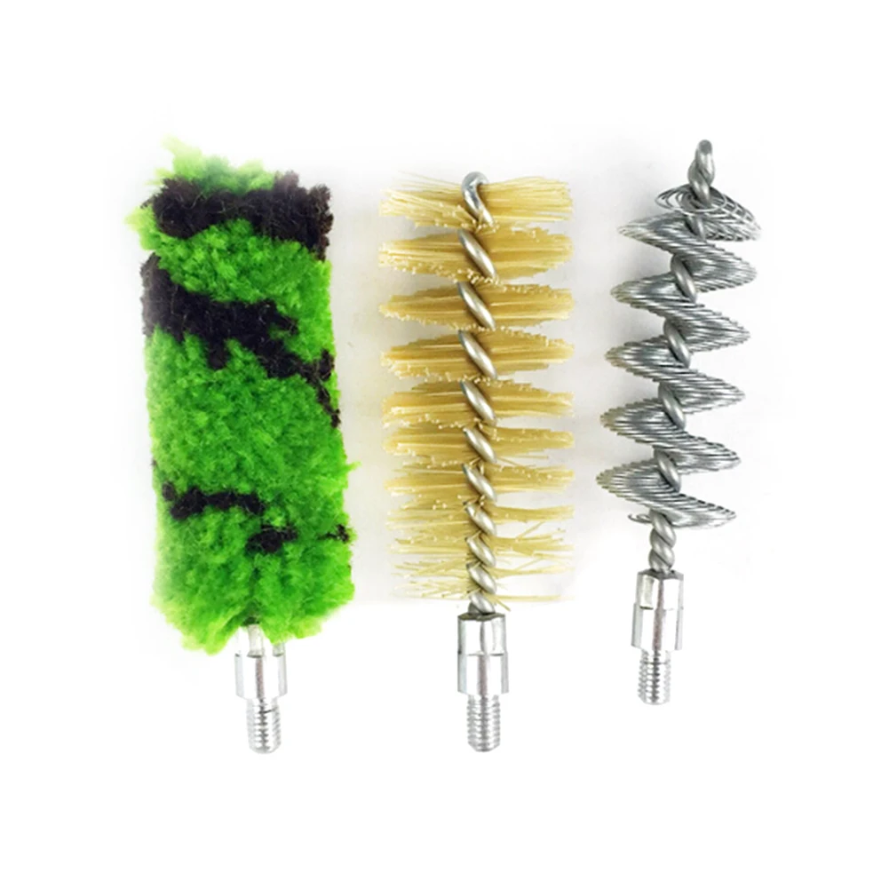 

3pcs/set Aluminum Rod Brush Cleaning Kit for 12 GA Gauge Gun Hunting Tactical Shotgun Rifle Cleaning Brush Set Outdoor Tools