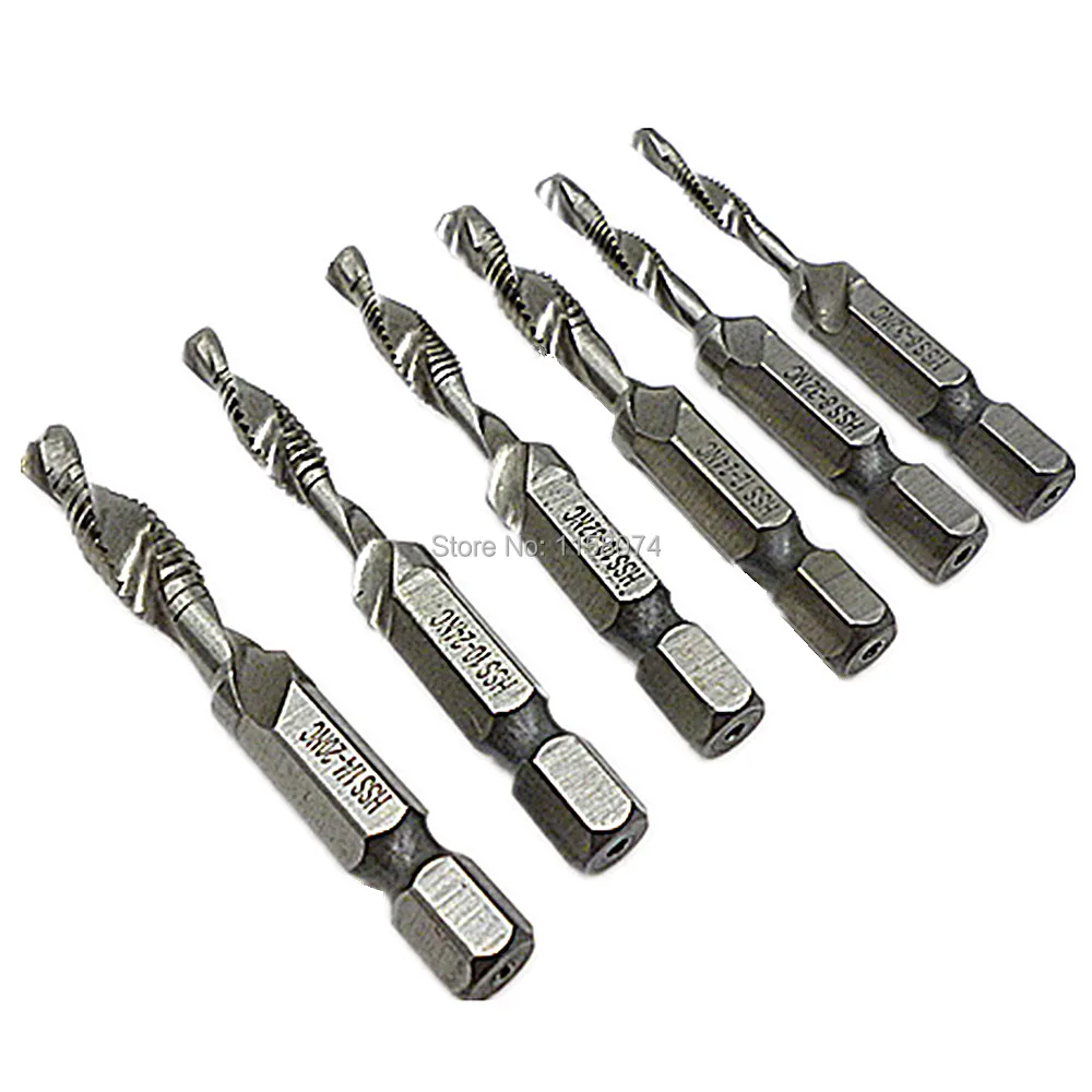 Multi Quick Change SAE Drill Tap Deburr Bit Set Steel Copper Brass Plastic