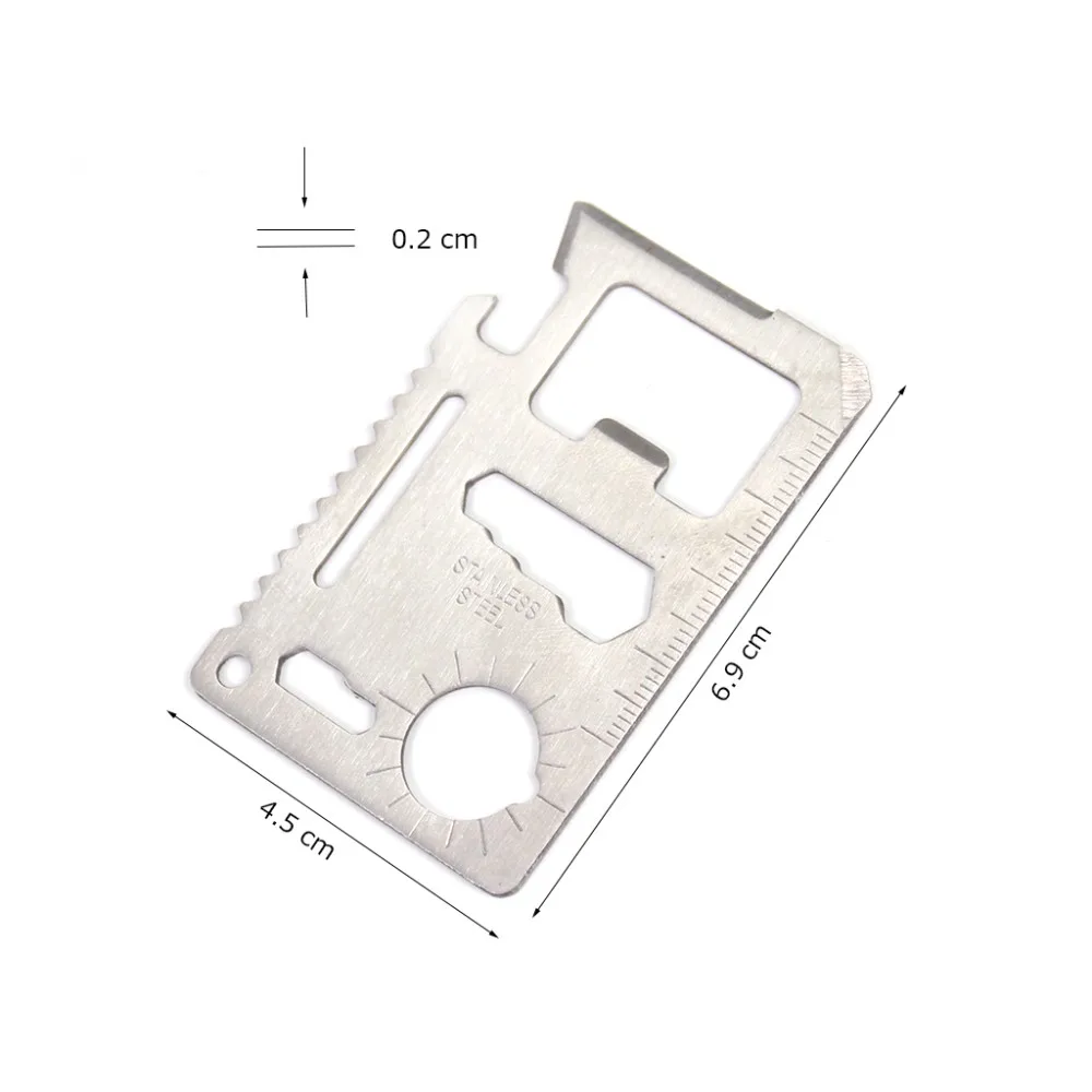 11 в 1 многофункциональная функция Кредитная карта открывалка для бутылок Кухонные гаджеты