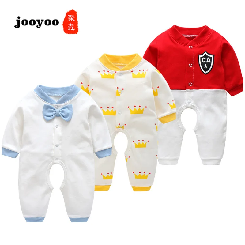 

Cotton Baby Clothes Newborn Clothes Striped Unisex V-Neck Single Breasted Clothing Spring and Summer.
