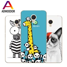 Meizu m3 mini Case,Silicon beautiful Cartoon Animal Painting Soft TPU IMD Back Cover for Meizu m3s mini Transparent Phone Bags