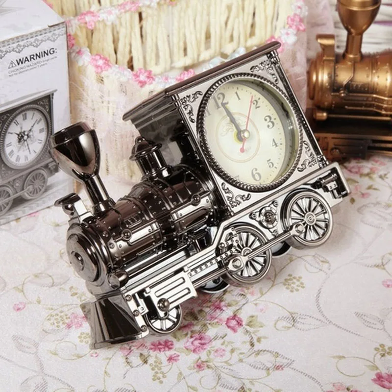 Классический дизайн часы модный будильник креативный подарок для украшения дома двигатель поезд гостиная светильники для ресторана кварцевые часы