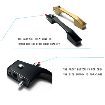 

1 Pcs Screen Door Window Handle Lock Aluminum Alloy Pull Handle Push Button Lock QJ888